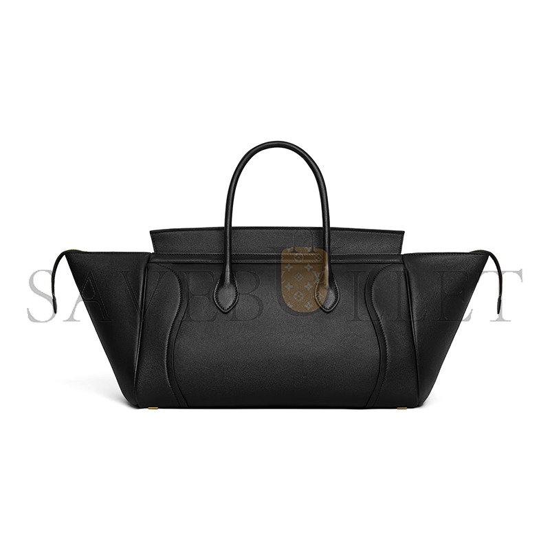 CELINE MEDIUM NEW LUGGAGE IN SUPPLE SHINY LAMBSKIN L100E3GW2.38NO (36*22*16cm)